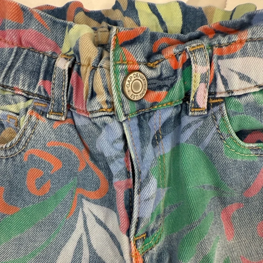 Gap Toddler Just Like Mom Jeans with Washwell in Spring Floral Size 3